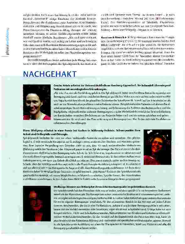 Vorschauseite 3: Fortbildungsführer Spiraldynamik Gebrauchsanleitung für den Körper