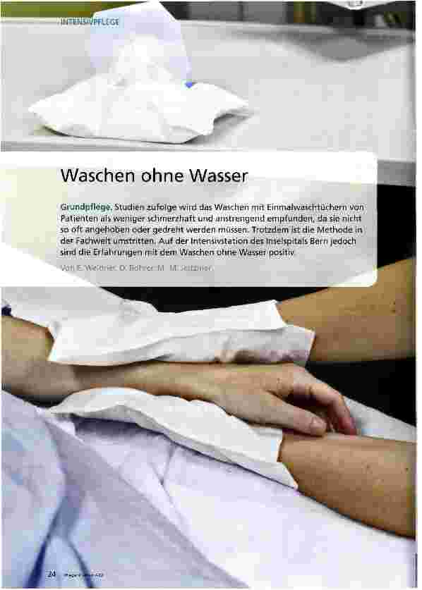 Vorschauseite 1: Waschen ohne Wasser