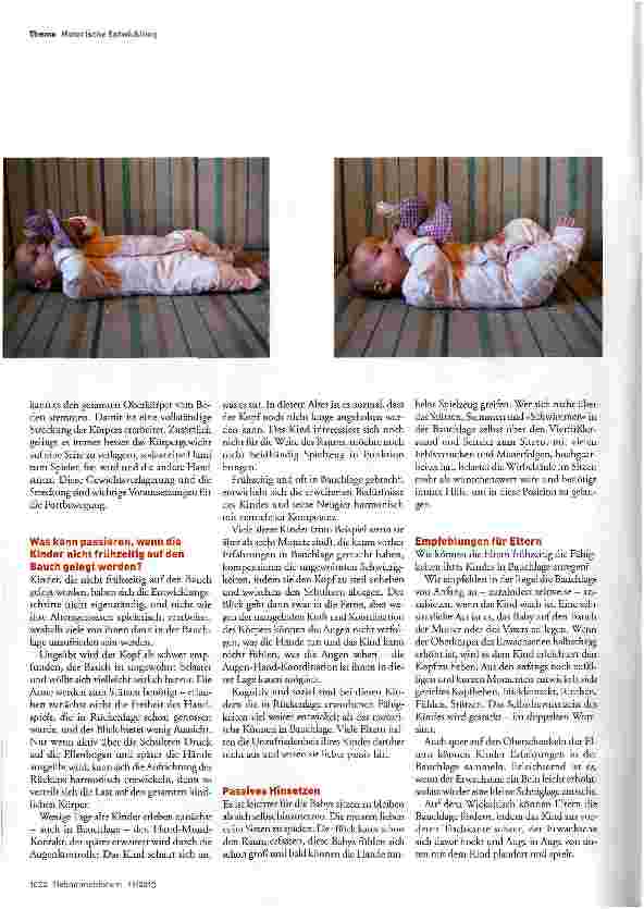 Vorschauseite 2: SIDS-Prophylaxe mit Nebenwirkungen