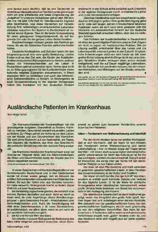 Vorschauseite 1: Ausländische Patienten im Krankenhaus