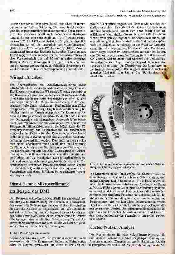 Vorschauseite 3: Grundsätze der Mikroarchivierung u. Organisation für das Krankenhaus
