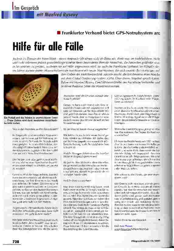 Vorschauseite 1: Hilfe für alle Fälle