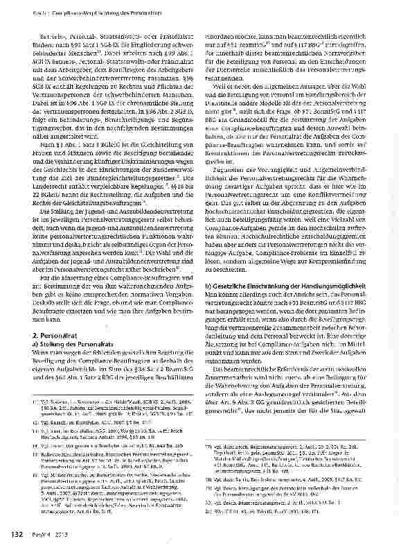 Vorschauseite 3: Compliance-Verpflichtung des Personalrats - Das Personalvertretungsrecht als rechtliche Basis für die Beachtung von Compliance-Regeln durch den Personalrat -