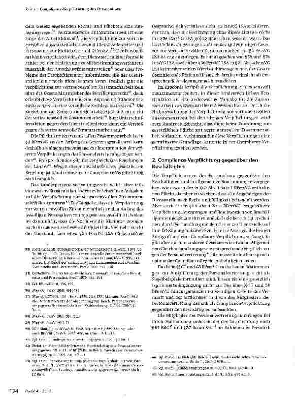 Vorschauseite 5: Compliance-Verpflichtung des Personalrats - Das Personalvertretungsrecht als rechtliche Basis für die Beachtung von Compliance-Regeln durch den Personalrat -