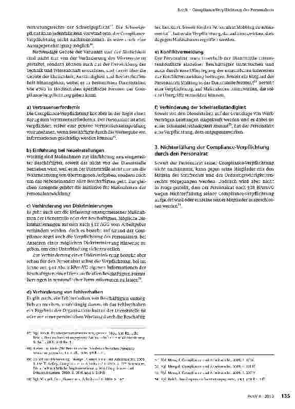 Vorschauseite 6: Compliance-Verpflichtung des Personalrats - Das Personalvertretungsrecht als rechtliche Basis für die Beachtung von Compliance-Regeln durch den Personalrat -