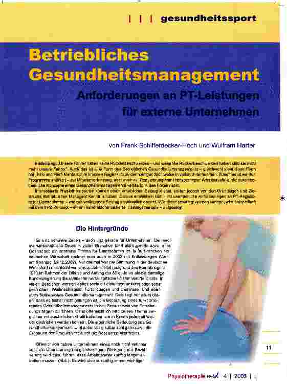 Vorschauseite 1: Anforderungen an PT-Leistungen für externe Unternehmen
