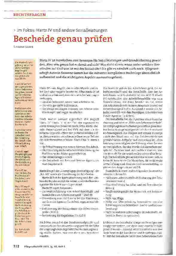 Vorschauseite 1: Bescheide genau prüfen