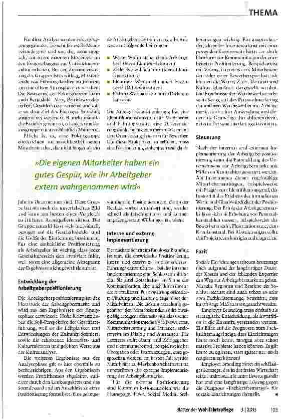 Vorschauseite 3: Vom Arbeitgeber zur Marke