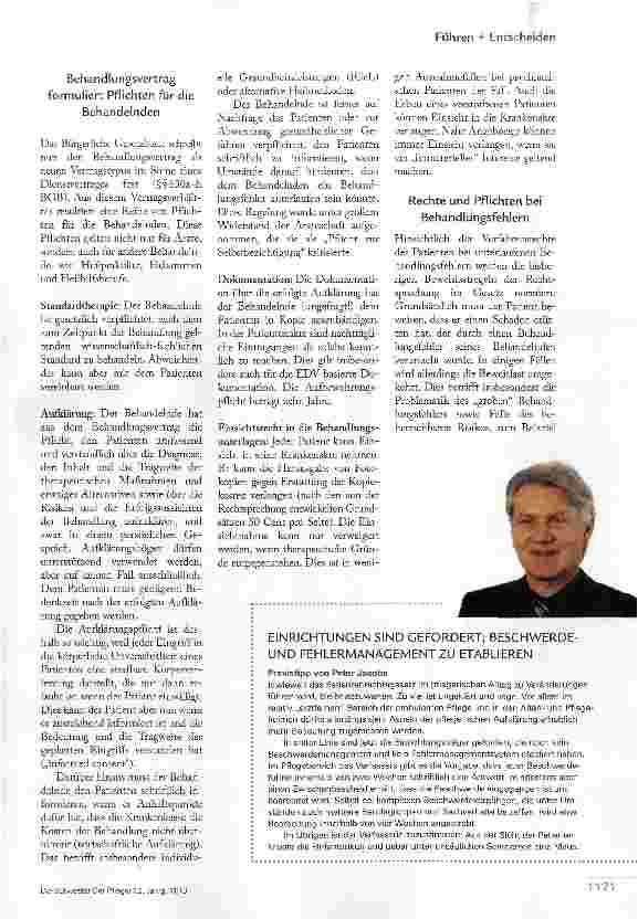 Vorschauseite 2: PROFITIERT DER PATIENT?