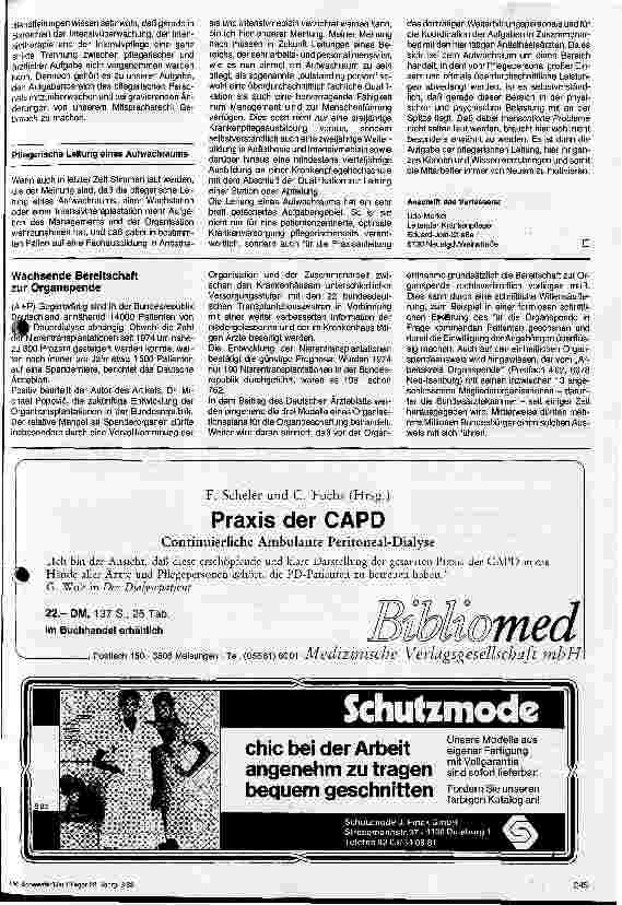 Vorschauseite 2: Der Aufwachraum, Organisation aus pflegerischer Sicht