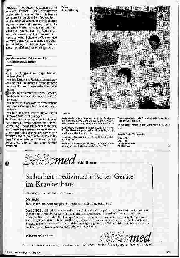 Vorschauseite 4: Das Ausländerkind im Krankenhaus
