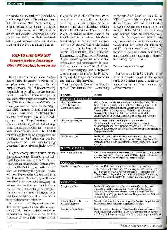 Vorschauseite 2: InEK-Antrag: Pflege abbilden im G-DRG-System