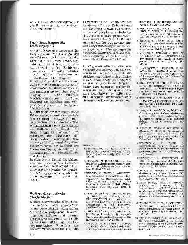 Vorschauseite 3: Inkontinenz Diagnostik der Stuhlinkontinenz bei Erwachsenen