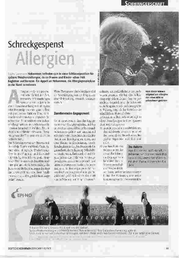 Vorschauseite 1: Schreckgespenst Allergien