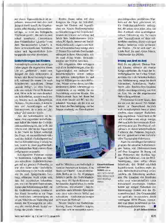 Vorschauseite 2: „Sozialer Jetlag und seine Folgen