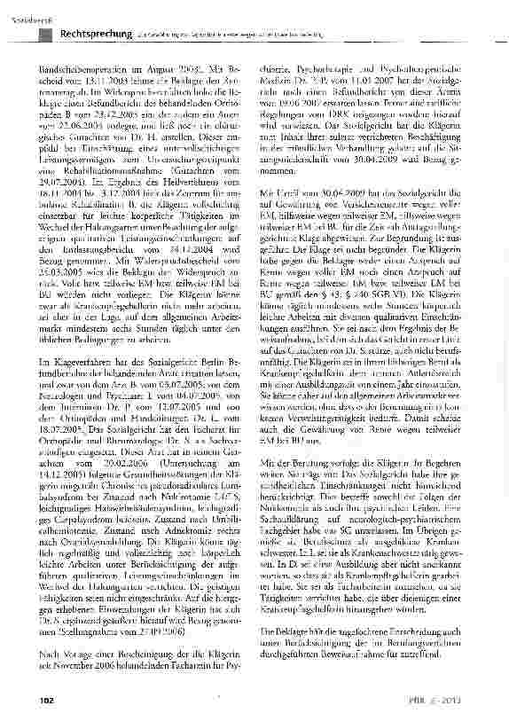 Vorschauseite 3: Zur Gewährung von Versichertenrente wegen voller Erwerbsminderung