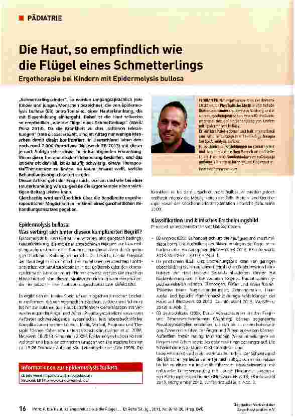 Vorschauseite 1: Die Haut, so empfindlich wie die Flügel eines Schmetterlings