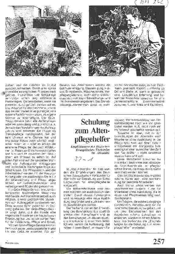 Vorschauseite 3: Neuer Service: Pflege der Grünanlagen