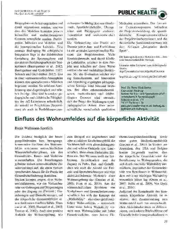 Vorschauseite 2: Integration durch Sport - Ein quartiersbezogener Ansatz