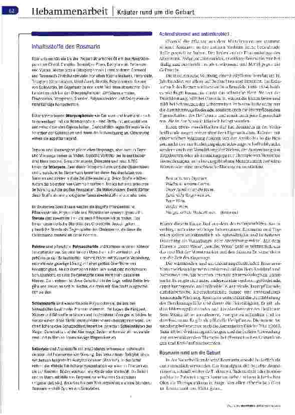 Vorschauseite 2: Rosmarin wärmt