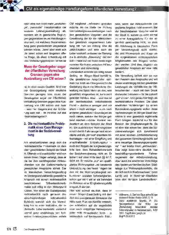 Vorschauseite 3: Case Management als eigenständige Handlungsform öffentlicher Verwaltung?