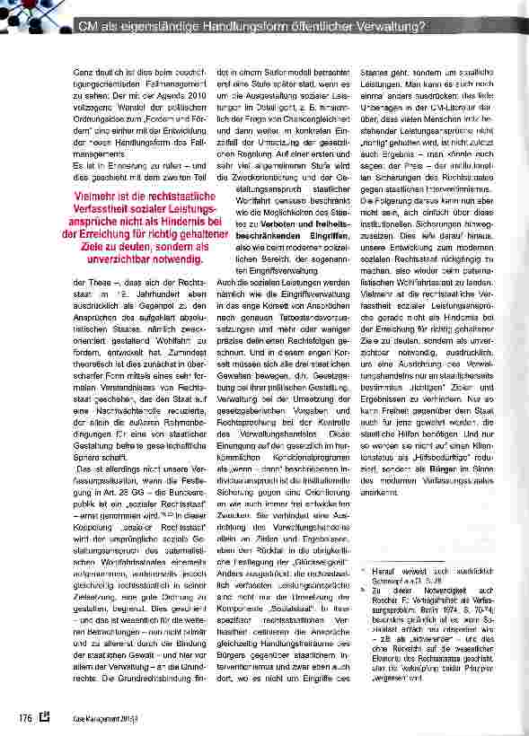 Vorschauseite 5: Case Management als eigenständige Handlungsform öffentlicher Verwaltung?