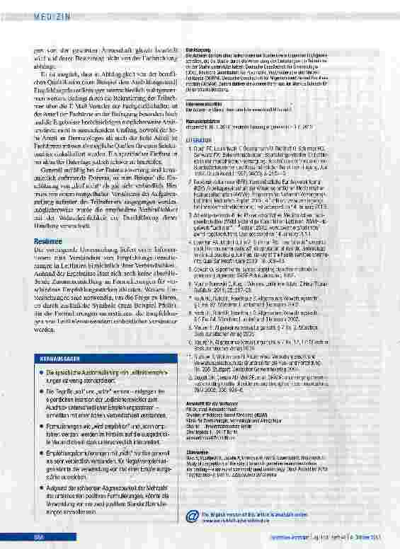 Vorschauseite 6: Wahrnehmung der Verbindlichkeit von Leitlinienempfehlungen