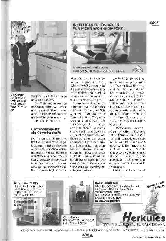 Vorschauseite 4: Barrierefreie Wohnung zu bezahlbarer Miete