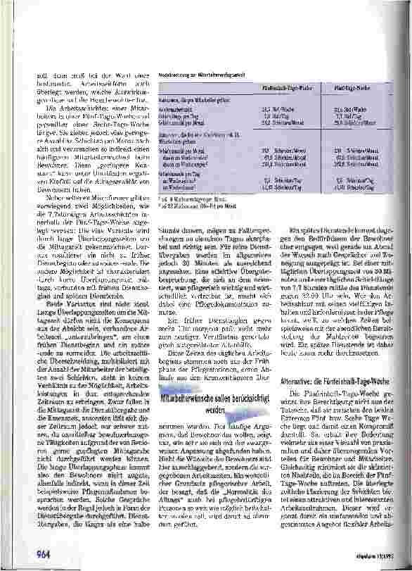 Vorschauseite 3: Kompromiß oder Vorteil? Überlegungen zur Fünfeinhalb-Tage-Woche