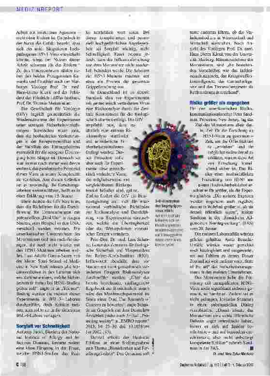 Vorschauseite 2: Nun wird weiter geforscht