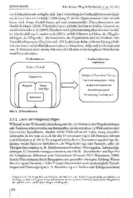 Vorschauseite 4: Einflussfaktoren in Disseminationsund Implementierungsprozessen