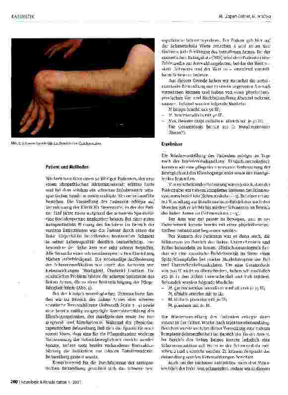 Vorschauseite 2: Botulinumtoxin in der Behandlung des neuropathischen Schmerzes