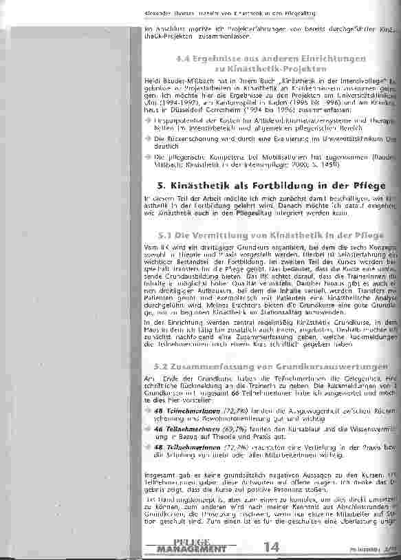 Vorschauseite 5: Transfer von Kinästhetik in den Pflegealltag