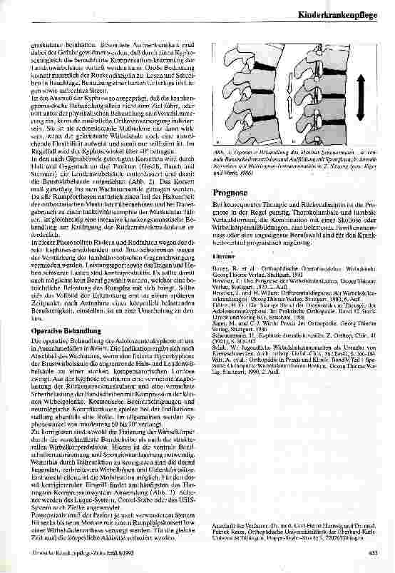 Vorschauseite 3: Der Morbus Scheuermann Diagnostik und Therapie