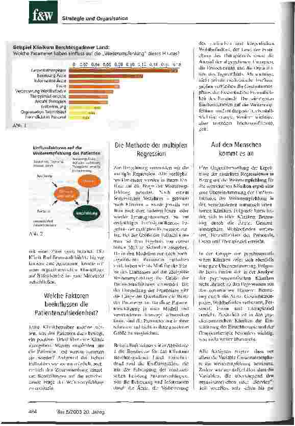 Vorschauseite 4: Die Gesamtatmosphäre entscheidet, ob Patienten eine Klinik weiterempfehlen Die Schön Kliniken legen Wert auf eine gute Mundpropaganda