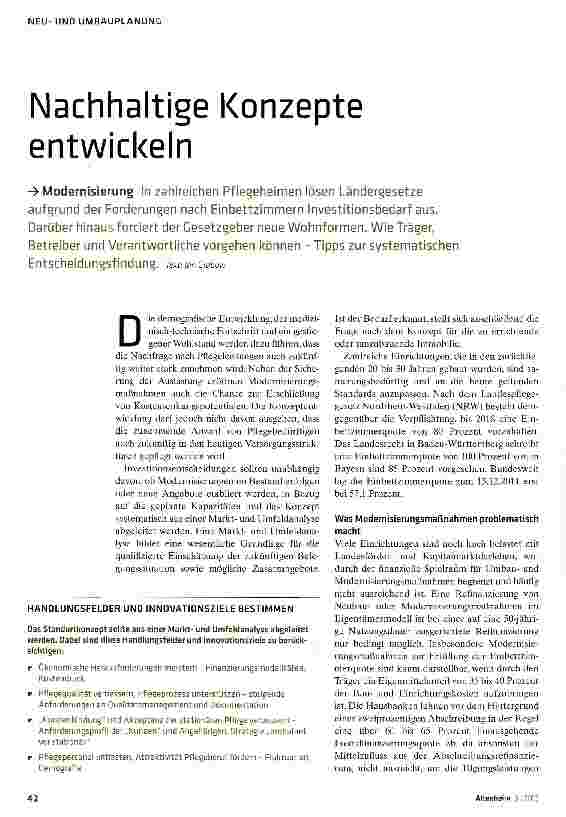 Vorschauseite 1: Nachhaltige Konzepte entwickeln