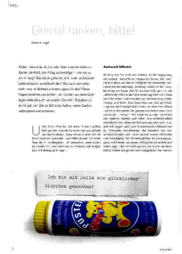 Vorschauseite 1: Einmal tanken, bitte!