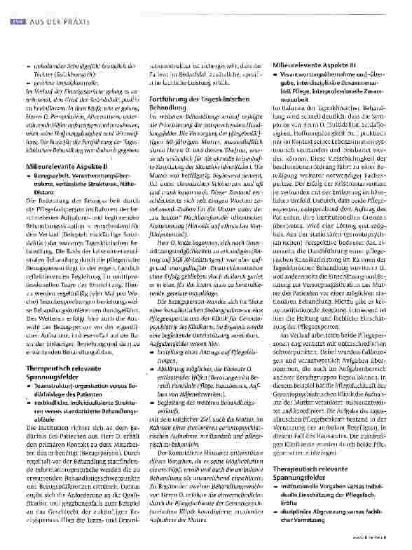 Vorschauseite 3: Die Gestaltung eines förderlichen Milieus - ein Pflegethema!