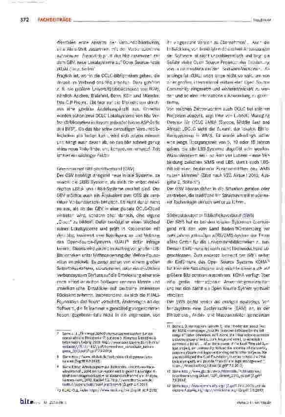 Vorschauseite 6: Informationsinfrastruktur für Bibliotheken in Deutschland