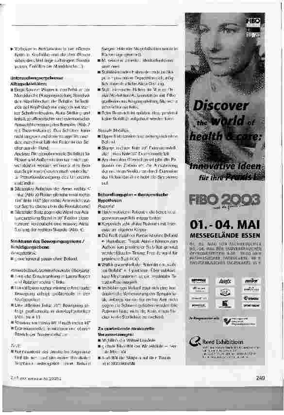 Vorschauseite 2: Behandlung einer Patientin mit Serratus-Anterior-Parese - Einzelfalldokumentation