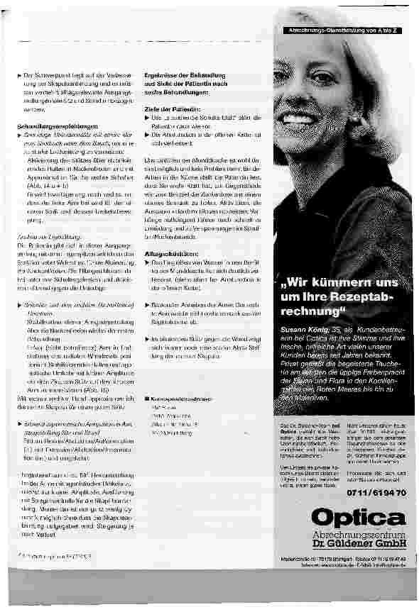 Vorschauseite 6: Behandlung einer Patientin mit Serratus-Anterior-Parese - Einzelfalldokumentation