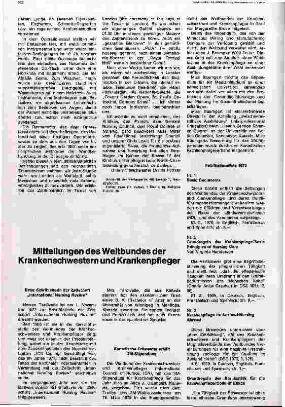 Vorschauseite 3: Studienfahrt nach London - Schwesternausbildung in England