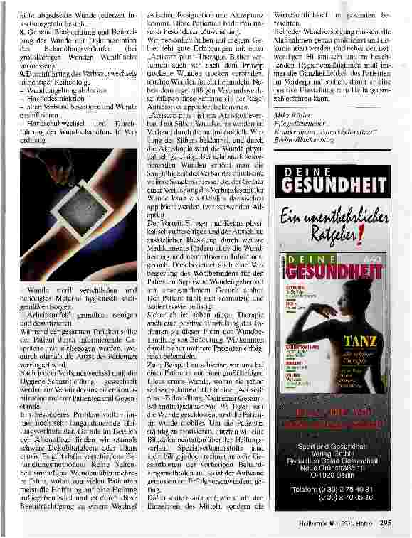 Vorschauseite 2: Moderne Methoden der Wundbehandlung