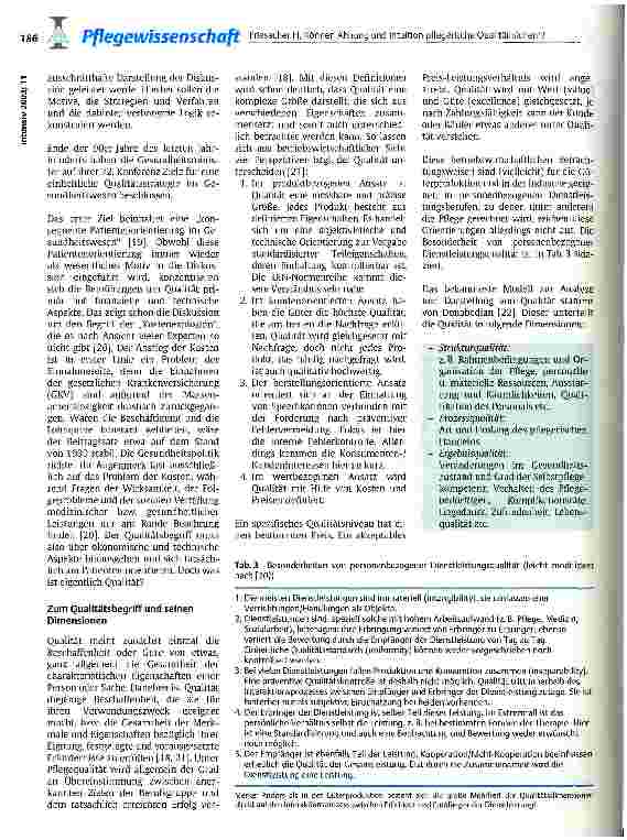 Vorschauseite 4: Können Ahnung und Intuition pflegerische Qualität sichern?