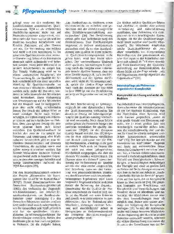 Vorschauseite 6: Können Ahnung und Intuition pflegerische Qualität sichern?