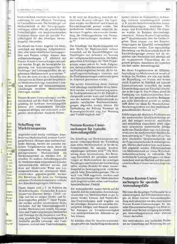 Vorschauseite 4: Zur Effizienz von Medizintechnik - Ansatzpunkte für Nutzen-Kosten-Untersuchungen zur Steigerung d. Wirtschaftlichkeit u. Leistungsfähigkeit