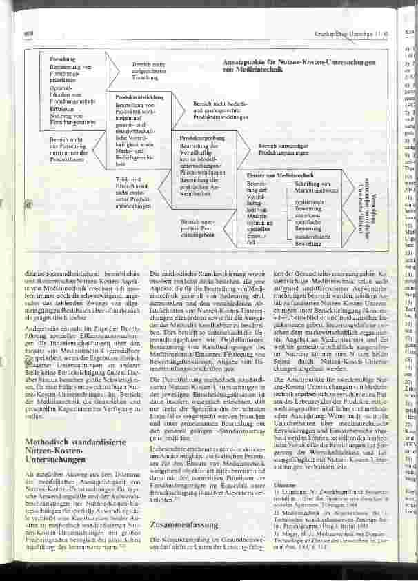 Vorschauseite 5: Zur Effizienz von Medizintechnik - Ansatzpunkte für Nutzen-Kosten-Untersuchungen zur Steigerung d. Wirtschaftlichkeit u. Leistungsfähigkeit