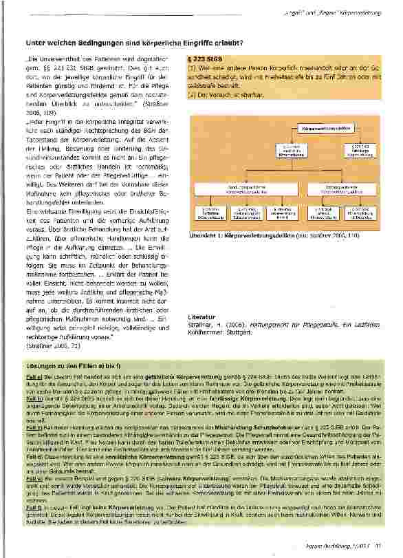 Vorschauseite 2: Legale und „illegale™ Körperverletzung