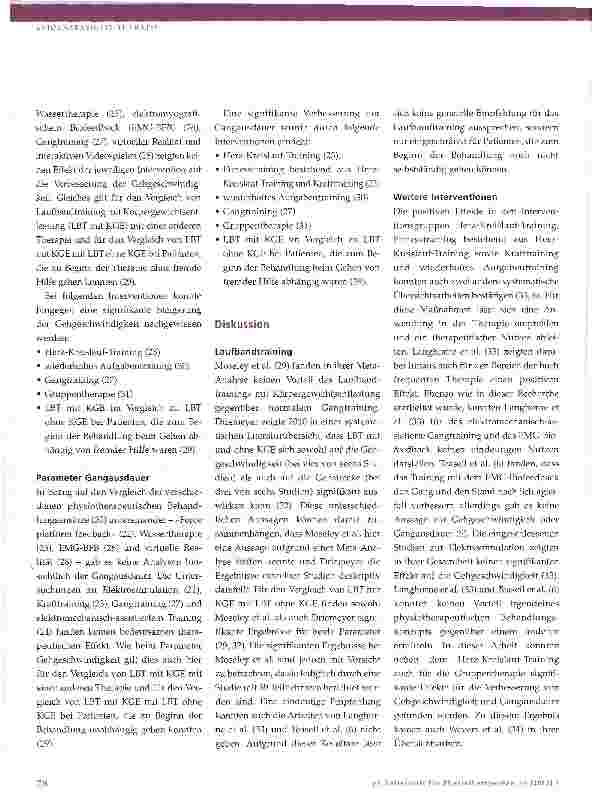Vorschauseite 5: Evidenz von physiotherapeutischen Interventionen zur Verbesserung der Gehfähigkeit nach Schlaganfall