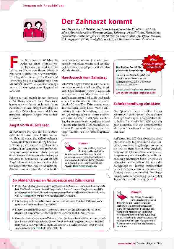 Vorschauseite 1: Der Zahnarzt kommt